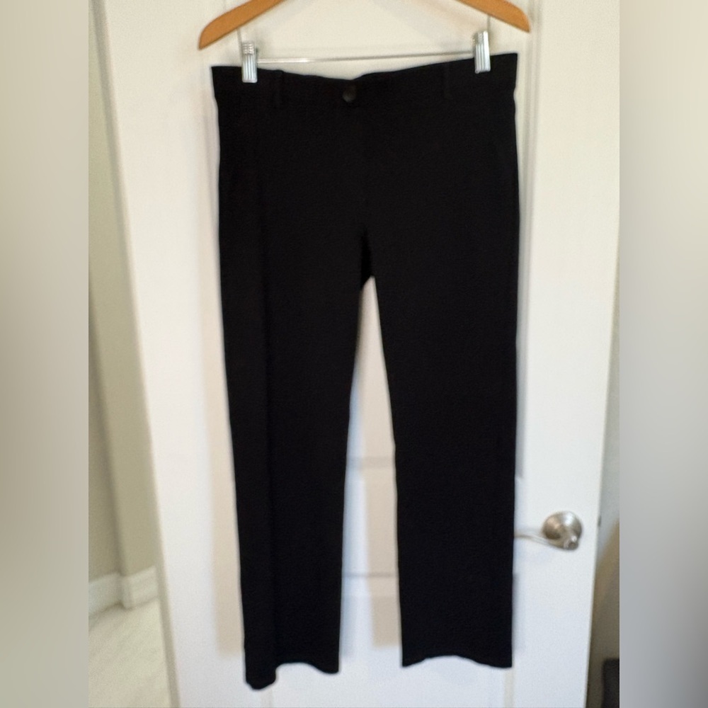 Betrabrand Dress Pants Yoga Pants Straight Leg Classic Fit Black Size Large - Picture 2 of 8